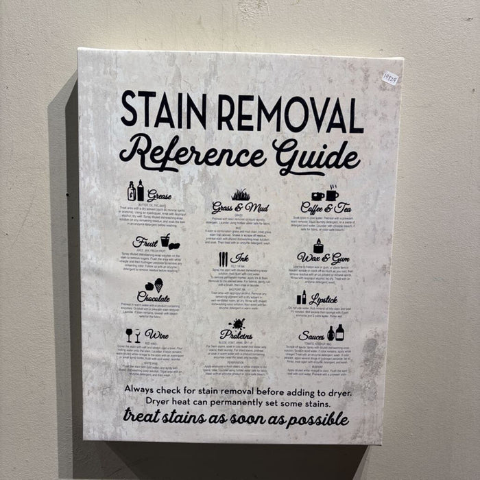 Stain Removal Guide Art (LS)