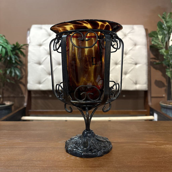 Amber Caged Vase (CT)