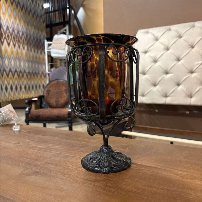 Amber Caged Vase (CT)