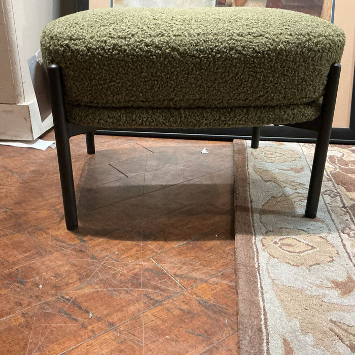 Green Fabric Ottoman (KL)