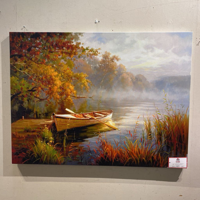 Boat On Lake Art (TL)