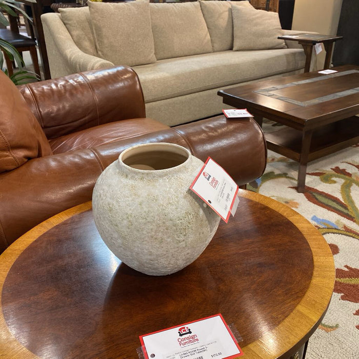 Rustic White Vase (LK)