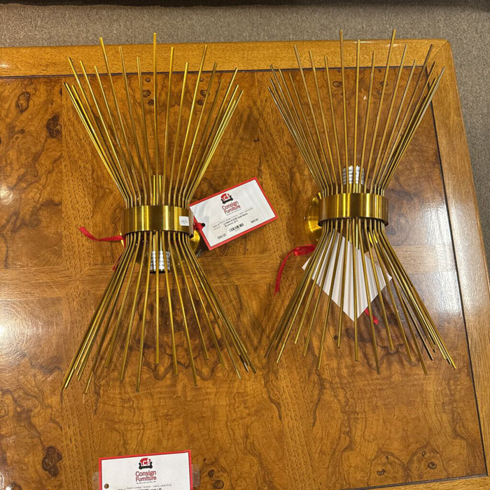 Gold Metal Sconces (AT)