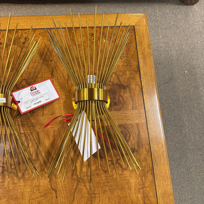 Gold Metal Sconces (AT)