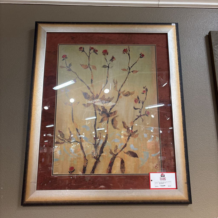 Red/Gold Leaf Artwork(AT)