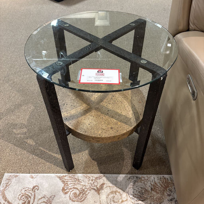 2 Tier GT End Table (BLA)