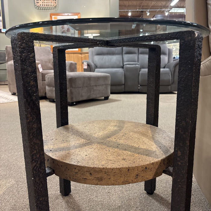 2 Tier GT End Table (BLA)