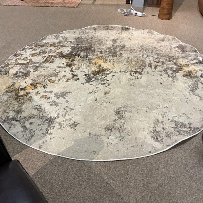 Multi Colored Oval Rug (BAH)