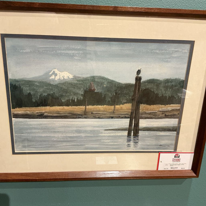Mt. Baker Eagle on Post Art(KL)