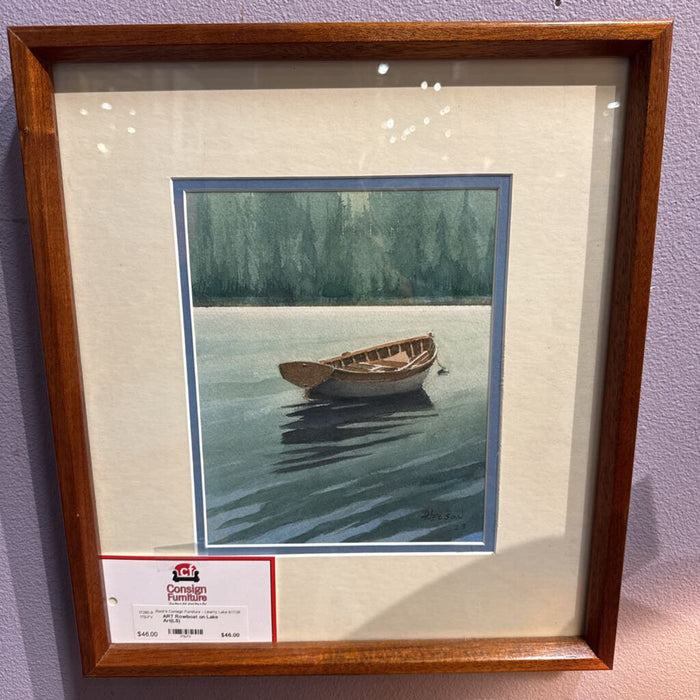 Rowboat on Lake Art(LS)