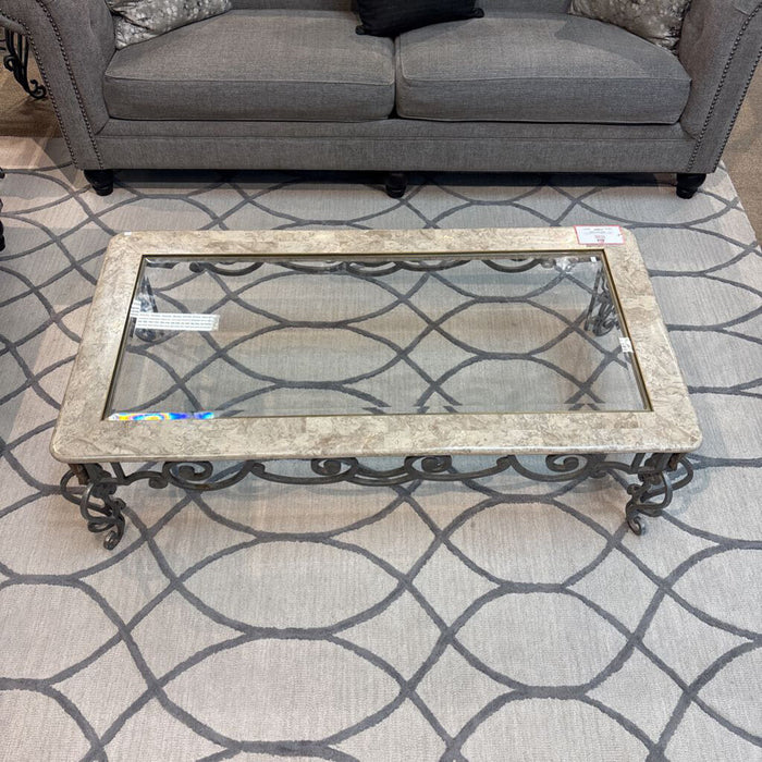 GT Large Marble Coffee Table(LSH)