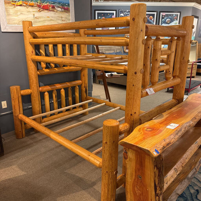LW Log Bunk Bedframe(MKH)