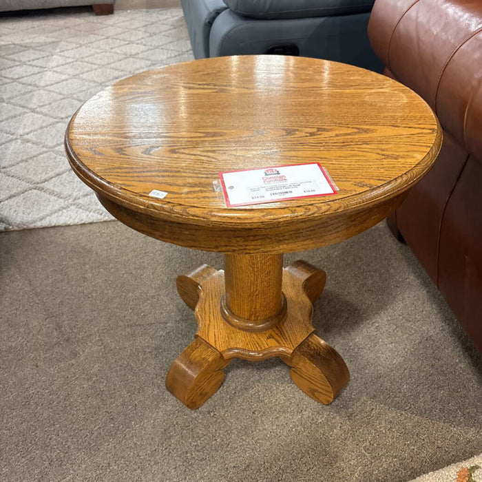 LW Small Round End Table (LH)