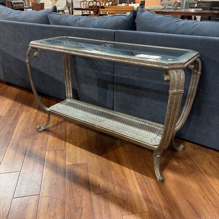 GT/Grey Metal 2-Tier Sofa Table(BAI)