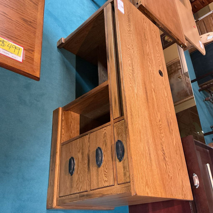 2PC Stone Inlay Desk/Hutch(ALK)