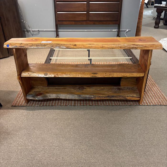 Large Live-Edge 3-Tier TV Stand(KHK)