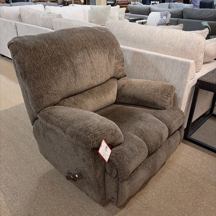 Fabric Brown Manual Recliner(LSH)