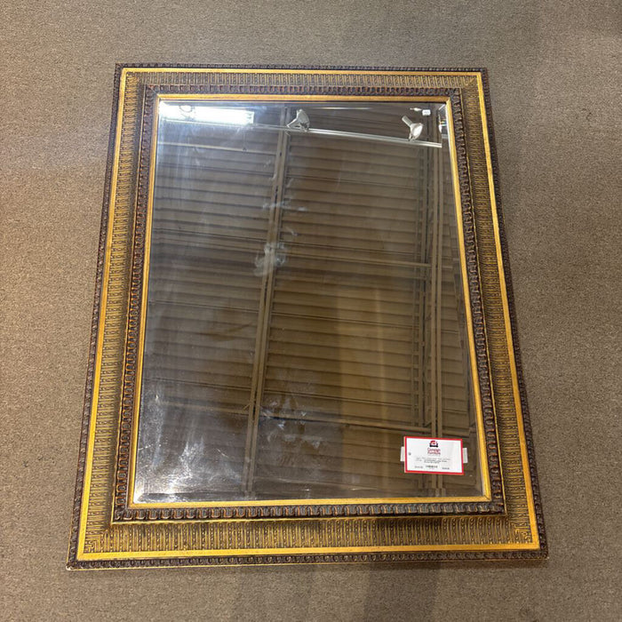 Large Ornate Bronze Mirror(BTK)