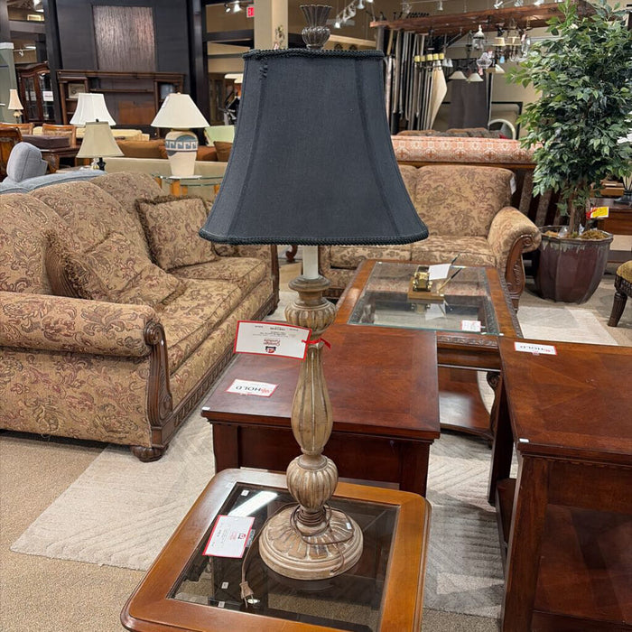 Brown/Tan Thin Table Lamp(LS)