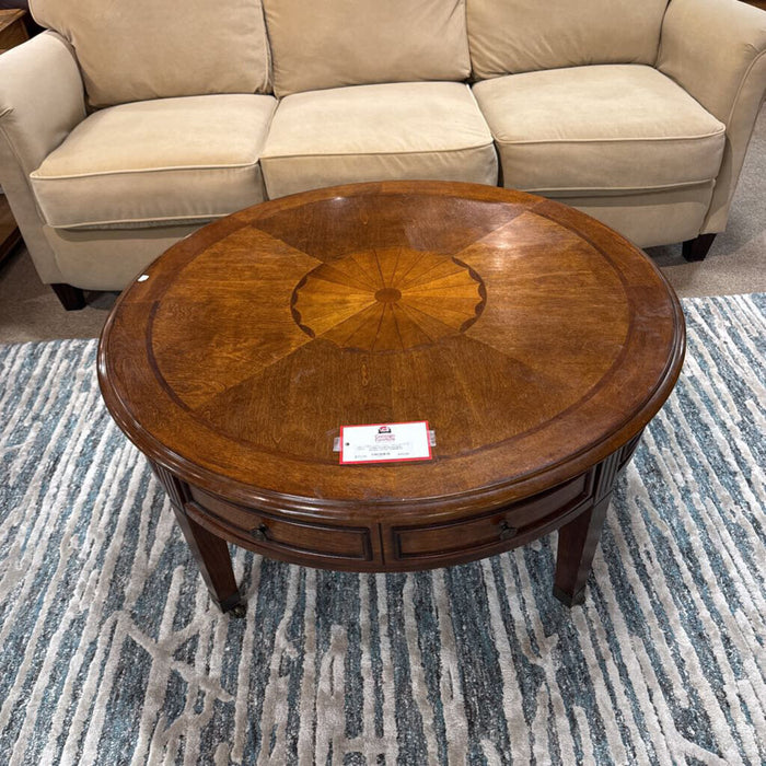 Round Multi-Drawer Coffee Table(BHA)