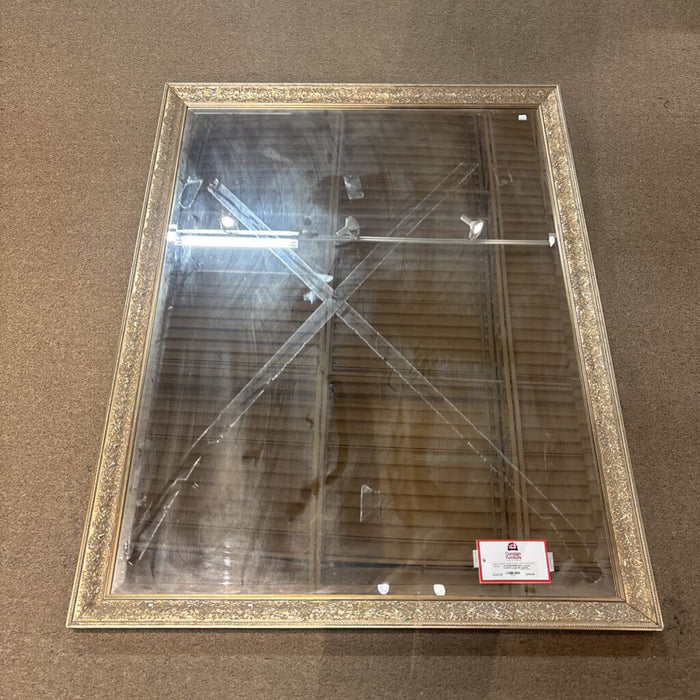 Silver Ornate Framed Large Mirror(BTK)