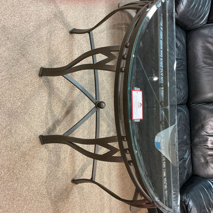 GT Half-Circle Table w/ Metal Base(TI)