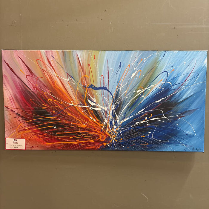 48x24 Joseph Pollack Oil On Canvas (SK)