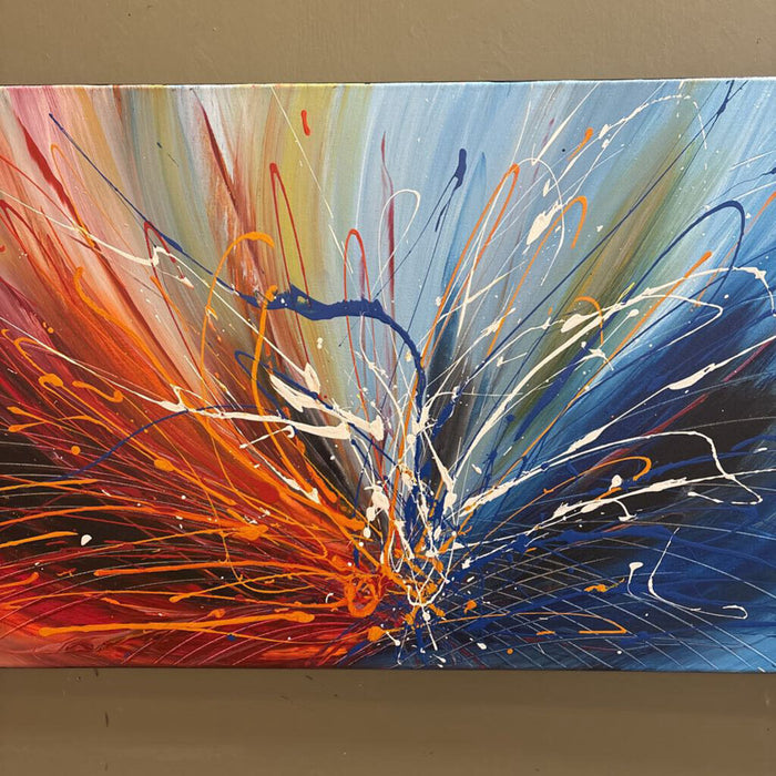 48x24 Joseph Pollack Oil On Canvas (SK)