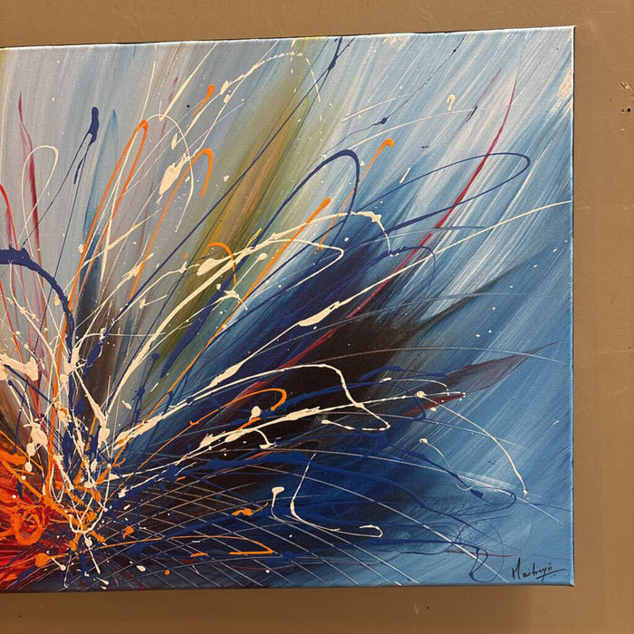 48x24 Joseph Pollack Oil On Canvas (SK)