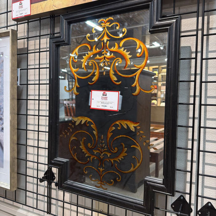 Asian Black Frame w/ Orange Inlay (KL)