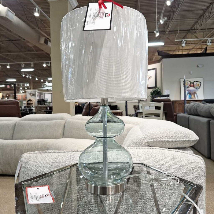 BLUE GLASS LAMP (BBH)