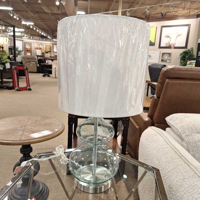 BLUE GLASS LAMP (BBH)