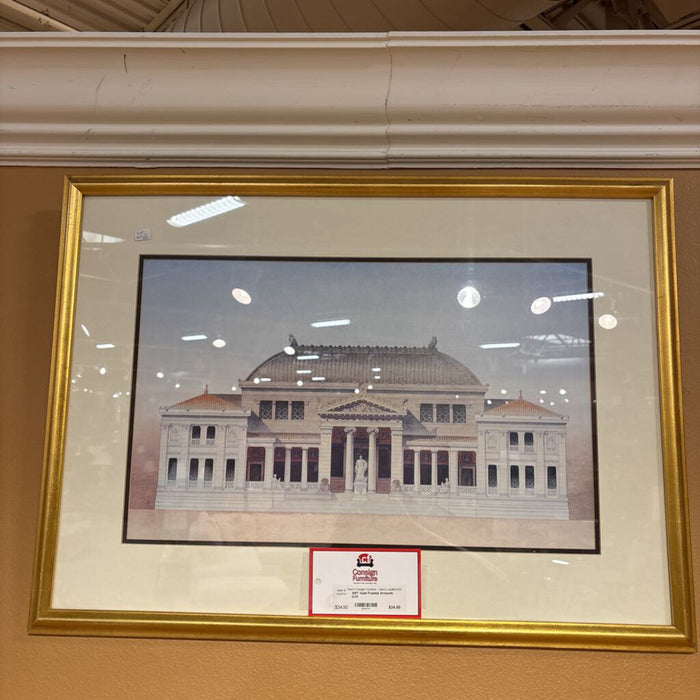 Gold Framed Artwork (LH)
