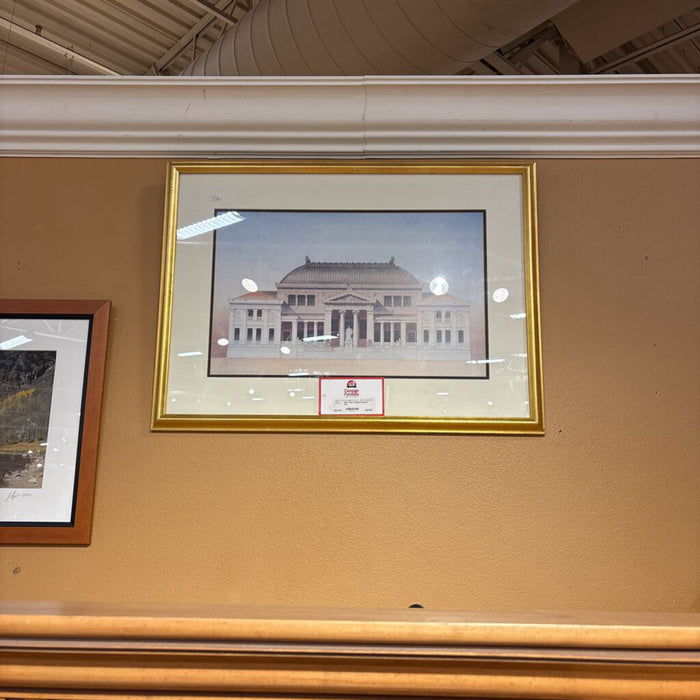 Gold Framed Artwork (LH)