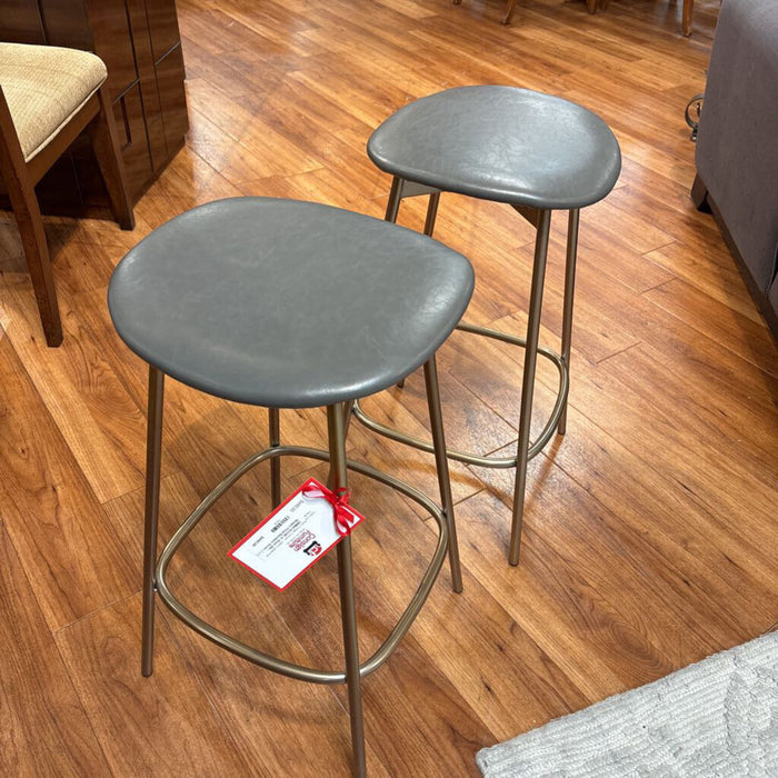 x2 West Elm - Modern Petal Backless Stool (LSH)