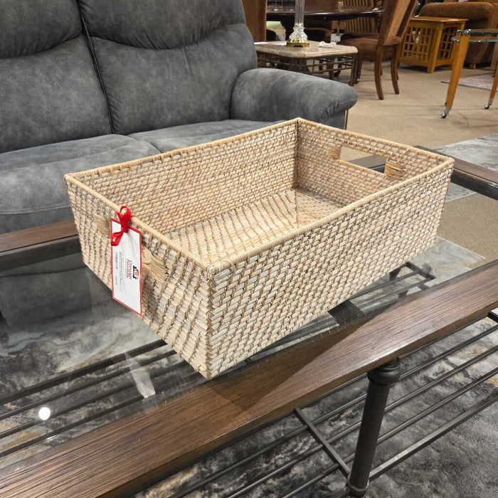 West Elm - Modern Weave Rattan Basket (AT)