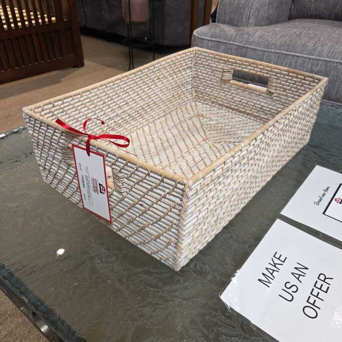 West Elm - Modern Weave Rattan Basket (AT)