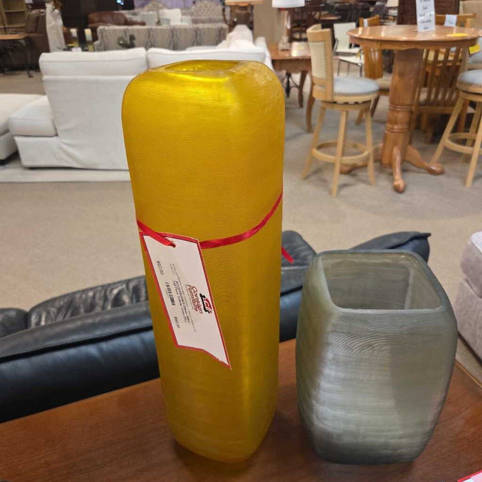 Ethan Allen - Tall Paza Yellow Vase (KL)