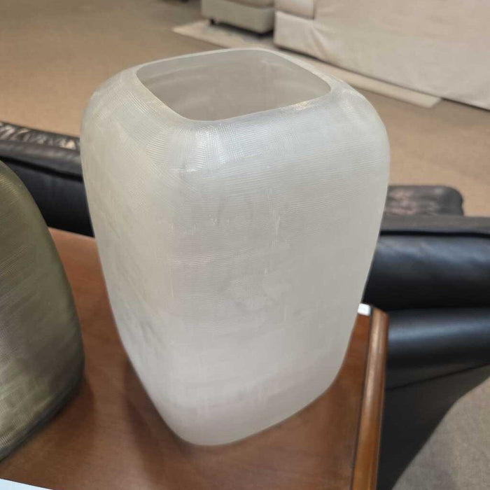 Ethan Allen - Large Paza White Vase (KL)
