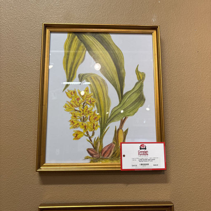 Gold Framed "Spring Flowers ll" (LS)