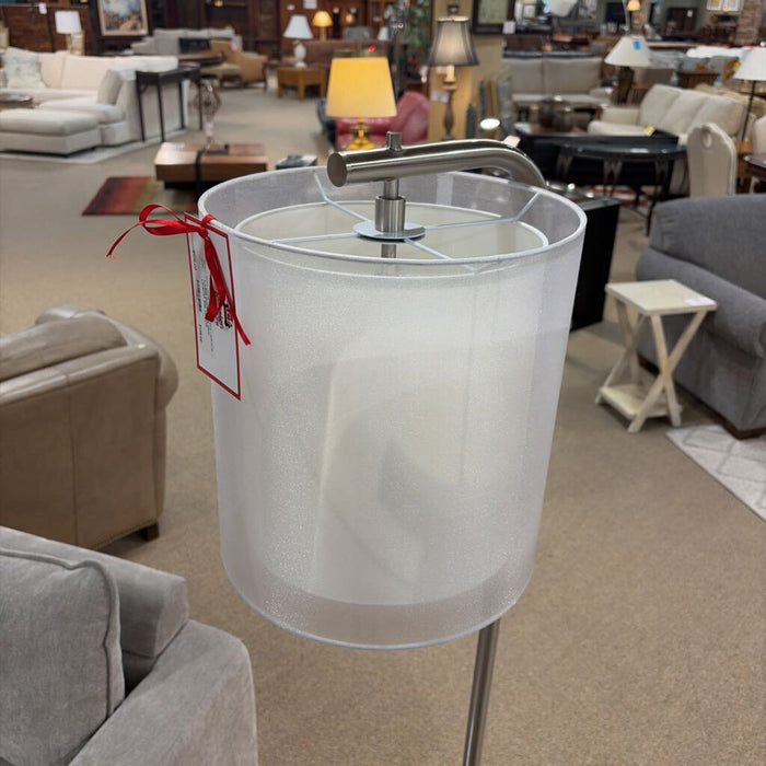Silver Floor Lamp/GT End Table(TI)