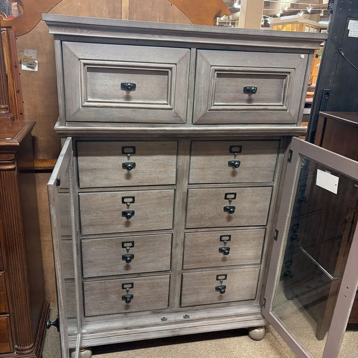 Grey 2-Door Gentlemens Dresser(ISK)