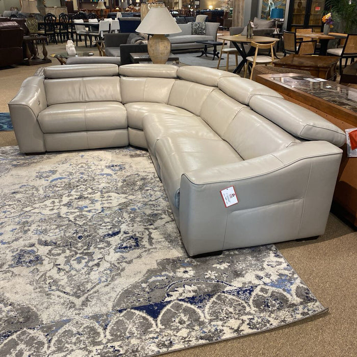 Dania Leather Powered Sectional(LSHH)