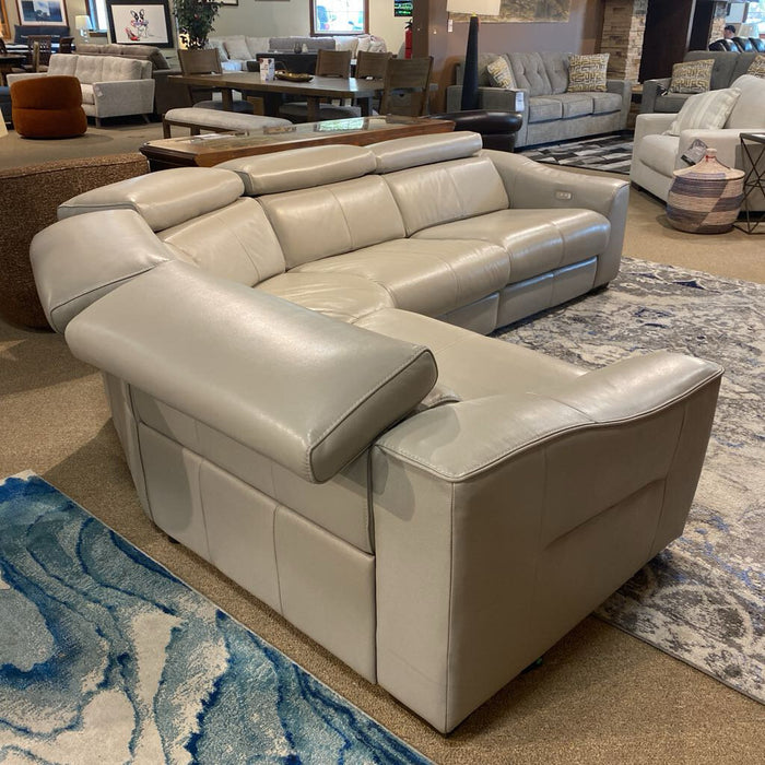 Dania Leather Powered Sectional(LSHH)