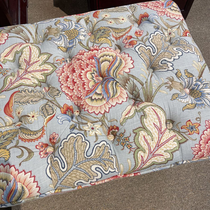 Floral Tufted NH Ottoman(AT)