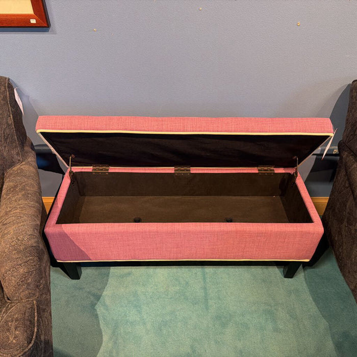 Purple/Pink Tufted Ottoman(SK)