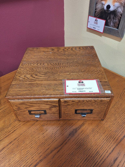 2 Drawer Card Catalog (LH)