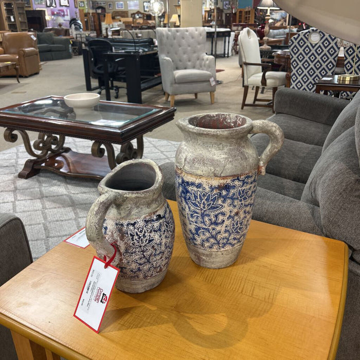 S/2 Grey/Blue Pitchers(KL)