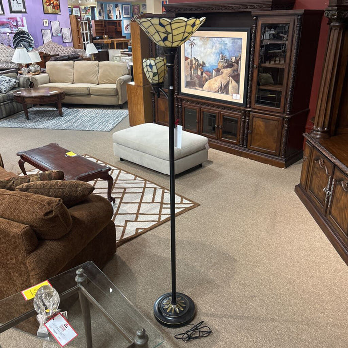 Two-Bulb Tiffany Style Table Lamp(TI)