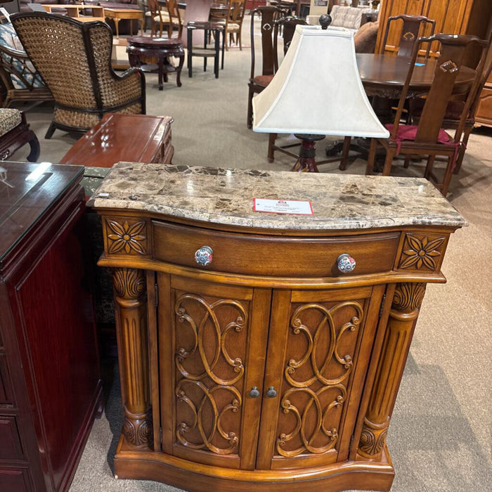 Stonetop DW Ornate Entry Cabinet(BHA)